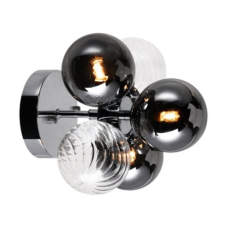 CWI LIGHTING 3 Light Sconce With Chrome Finish 1205W9-3-601